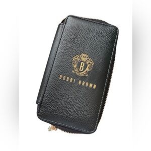 Bobbi Brown Black Leather Make up Pouch